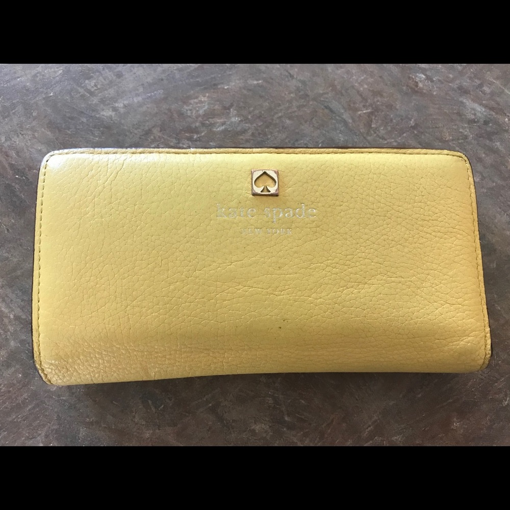 Yellow Kate Spade Wallet